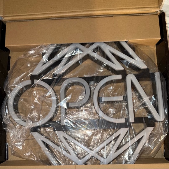 Neon Open Sign with Remote - Picture 6 of 6
